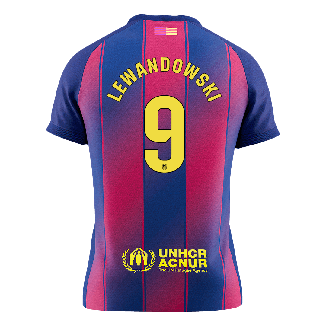 Μπαρτσελόνα φανέλα Εντός 2025/26 LEWANDOWSKI #9 - Premium