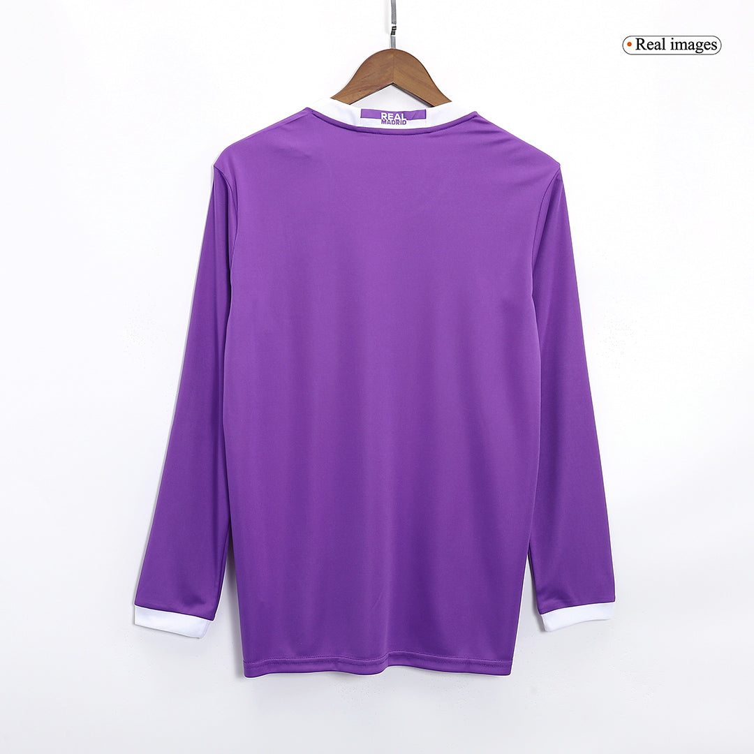 Μακρυμάνικη φανέλα ποδοσφαίρου Ρετρό Μαδρίτης εκτός έδρας 2016/17