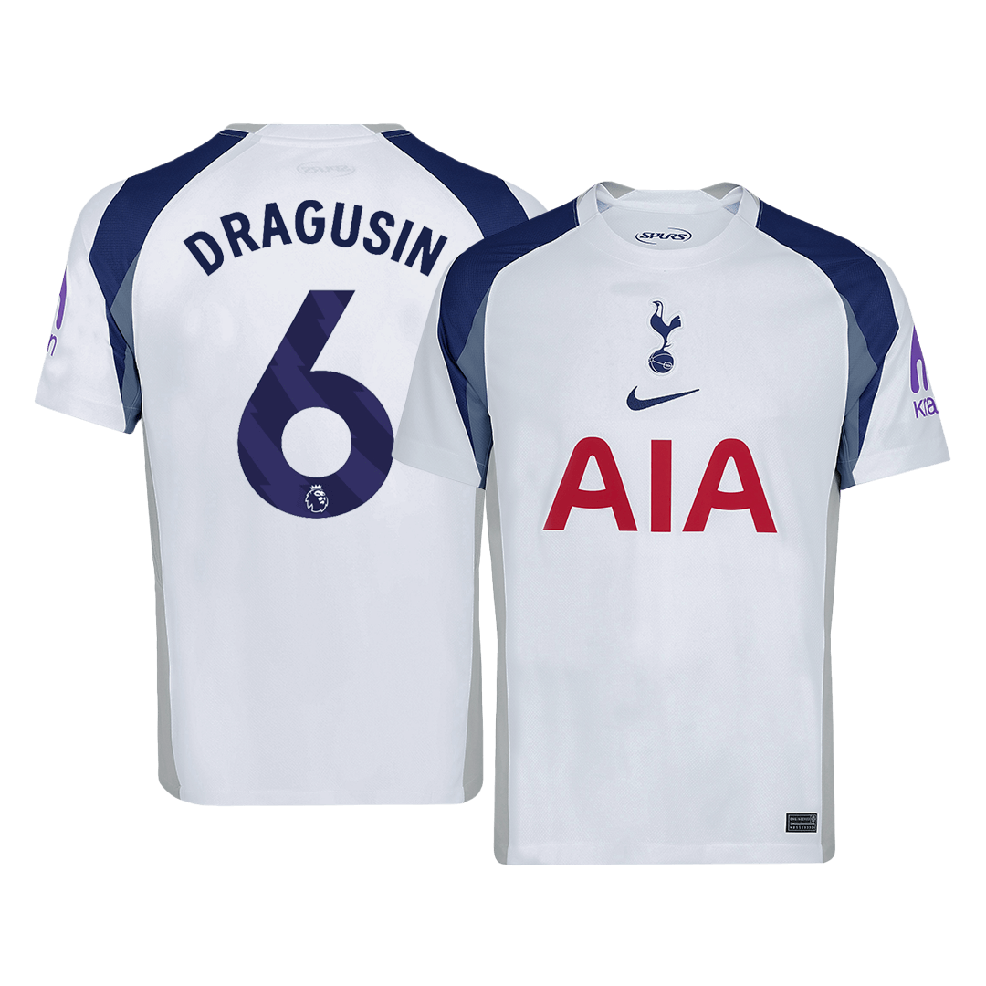 Tottenham Hotspur DRAGUSIN #6 Εντός Έδρας Φανέλα Ποδοσφαίρου 2025/26