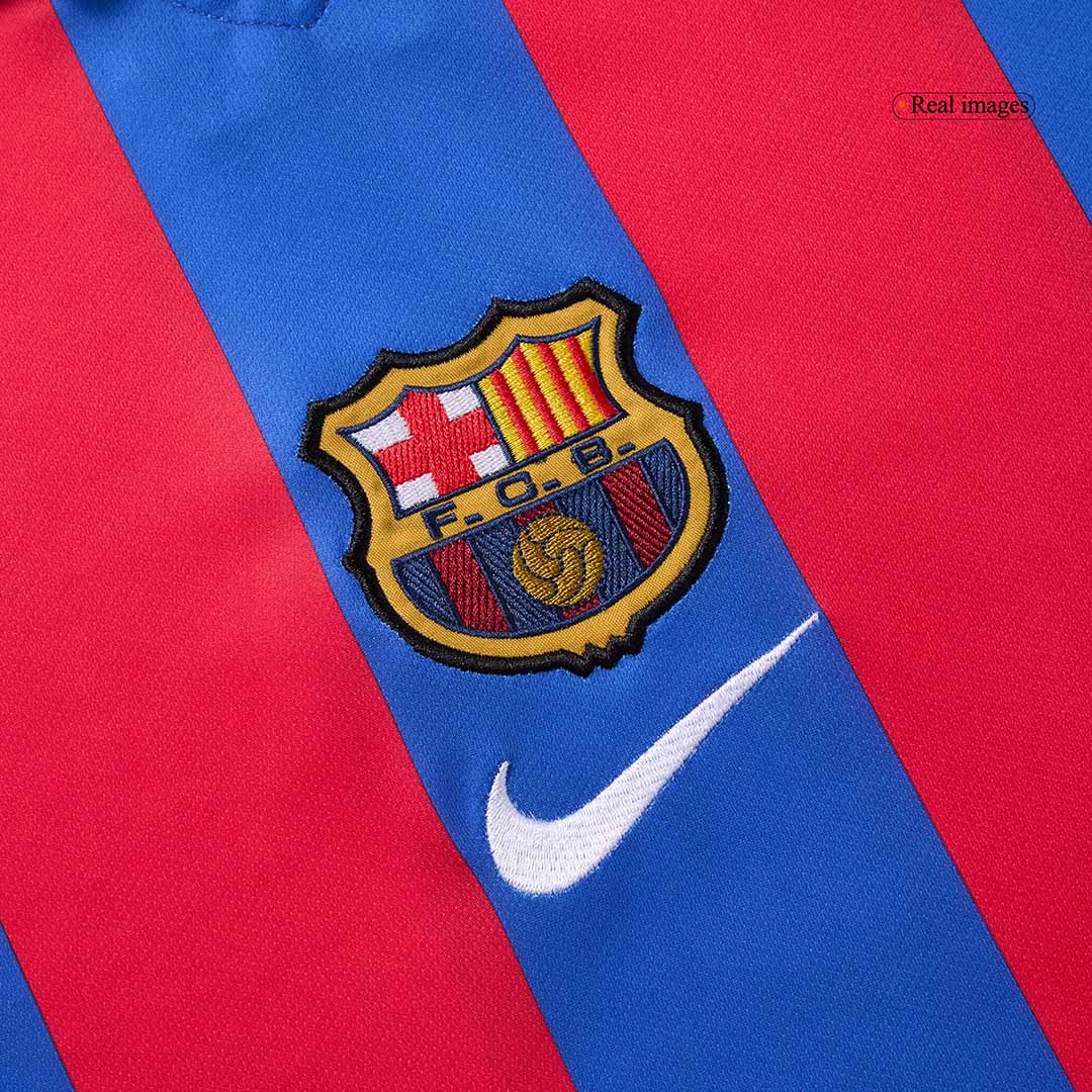 Ρετρό φανέλα ποδοσφαίρου Barcelona για εντός έδρας χρήση 2001/02 | Καλύτερο κατάστημα ποδοσφαίρου