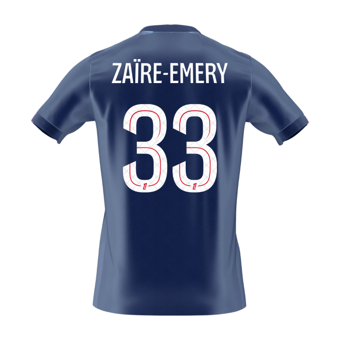 PSG φανέλα Εντός 2025/26 ZAïRE EMERY #33 - Premium
