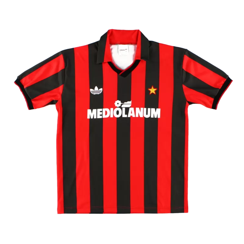 Μπανέλα AC Milan Retro Jersey στο σπίτι ποδοσφαίρου 1991/92