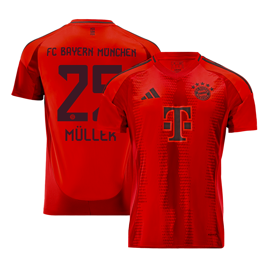 Φανέλα Μπάγερν Μονάχου Custom MULLER #25 Φανέλα Ποδοσφαίρου Αρχική 2024/25