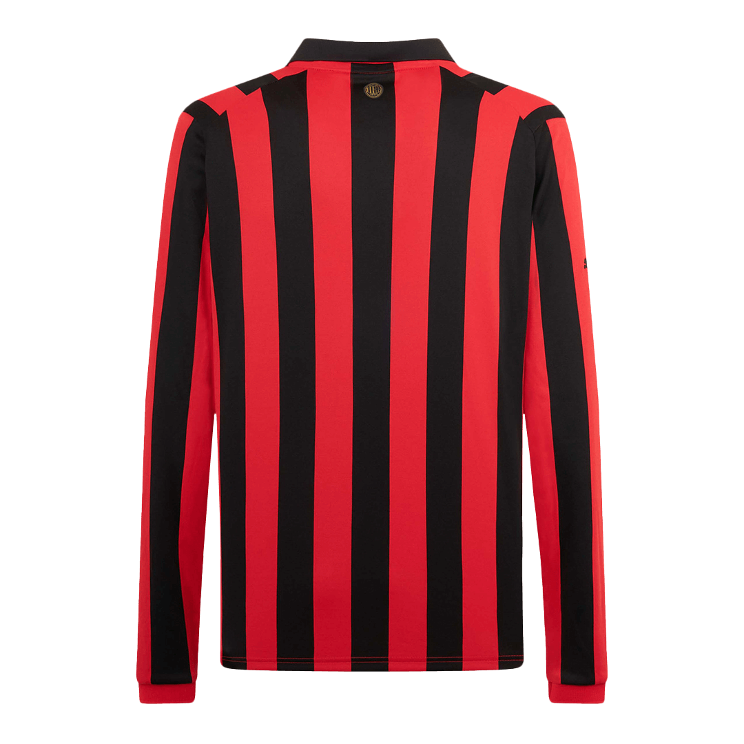 Ρετρό φανέλα ποδοσφαίρου AC Milan με μακριά μανίκια, 125η επέτειος 2024/25