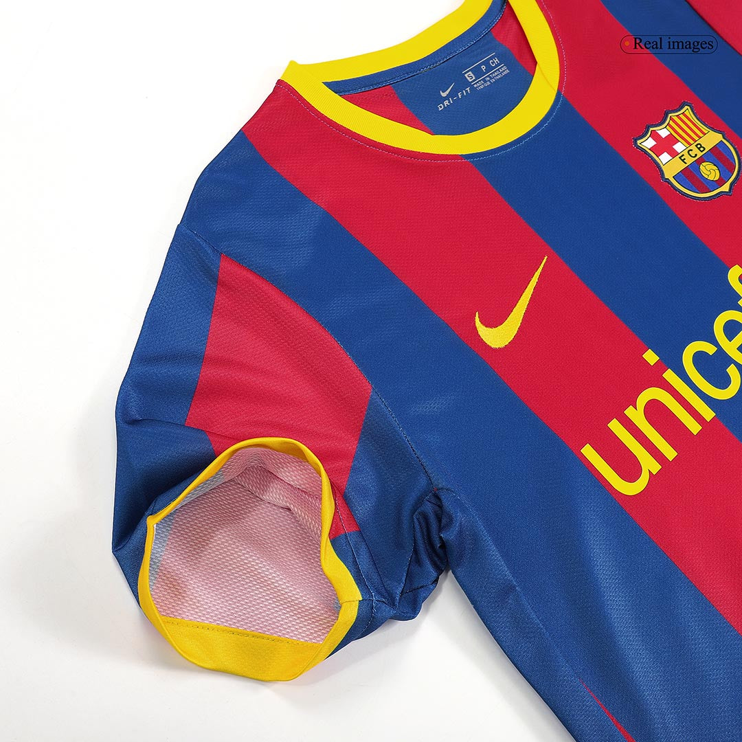 XAVI #6 Ρετρό φανέλα Barcelona για εντός έδρας ποδόσφαιρο 2010/11