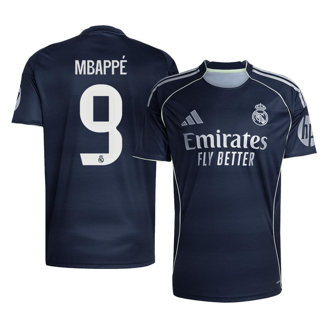 MBAPPE #9 Φανέλα Ποδοσφαίρου Ρεάλ Μαδρίτης Εκτός έδρας 2025/26