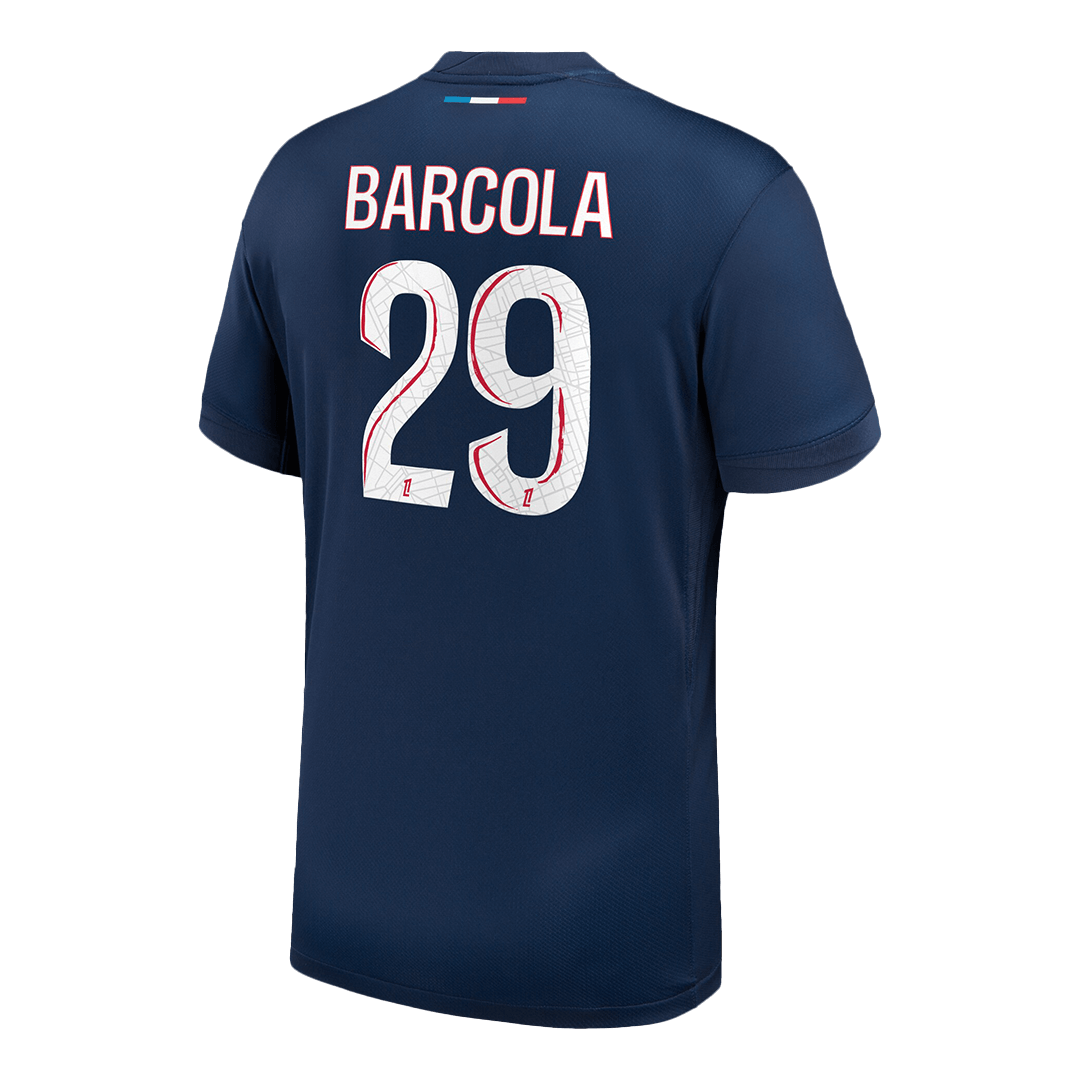 BARCOLA #29 Προσαρμοσμένη φανέλα γηπέδου PSG 2024/25