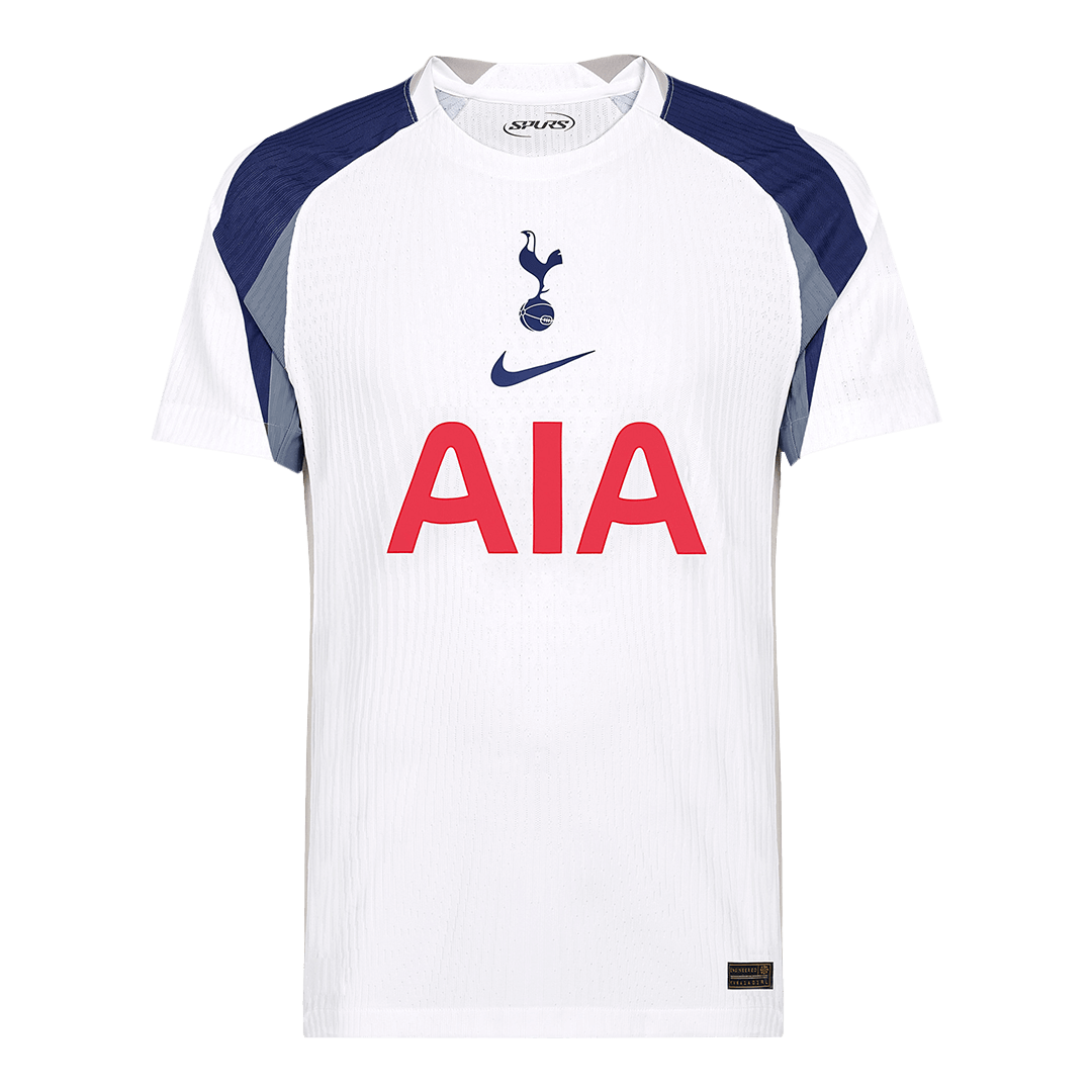 SON #7 Authentic Tottenham Hotspur Home Soccer Jersey 2025/26 White - UCL