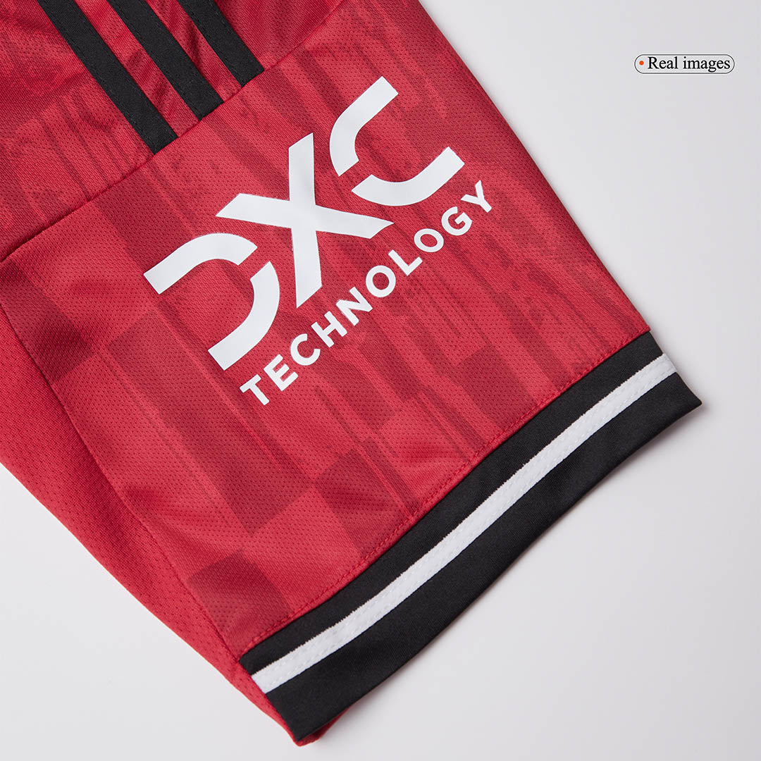 B.FERNANDES #8 Εντός έδρας ποδοσφαιρική φανέλα Manchester United 2025/26
