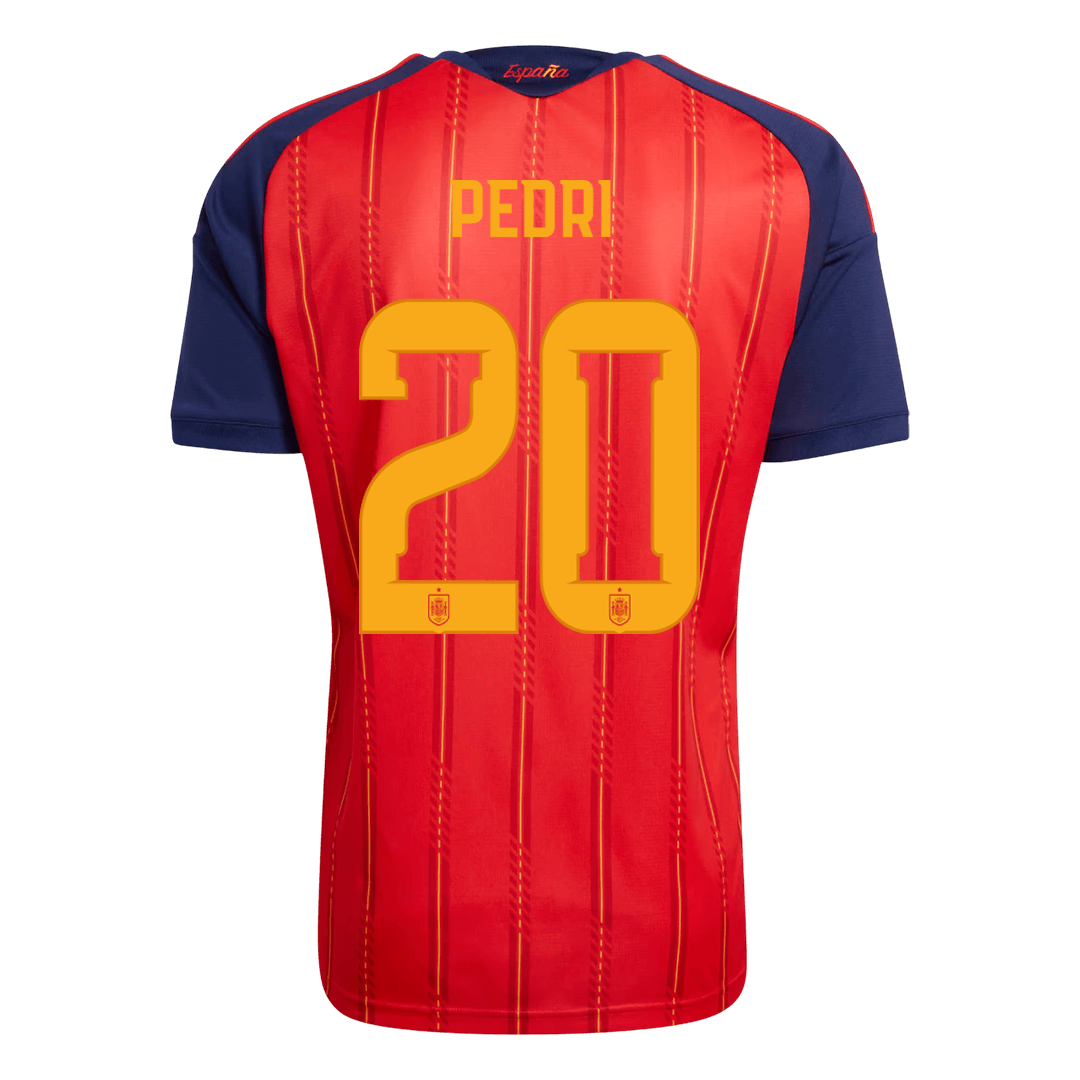 Ισπανία φανέλα Εντός Παγκόσμιο Κύπελλο 2026 PEDRI #20 - Premium