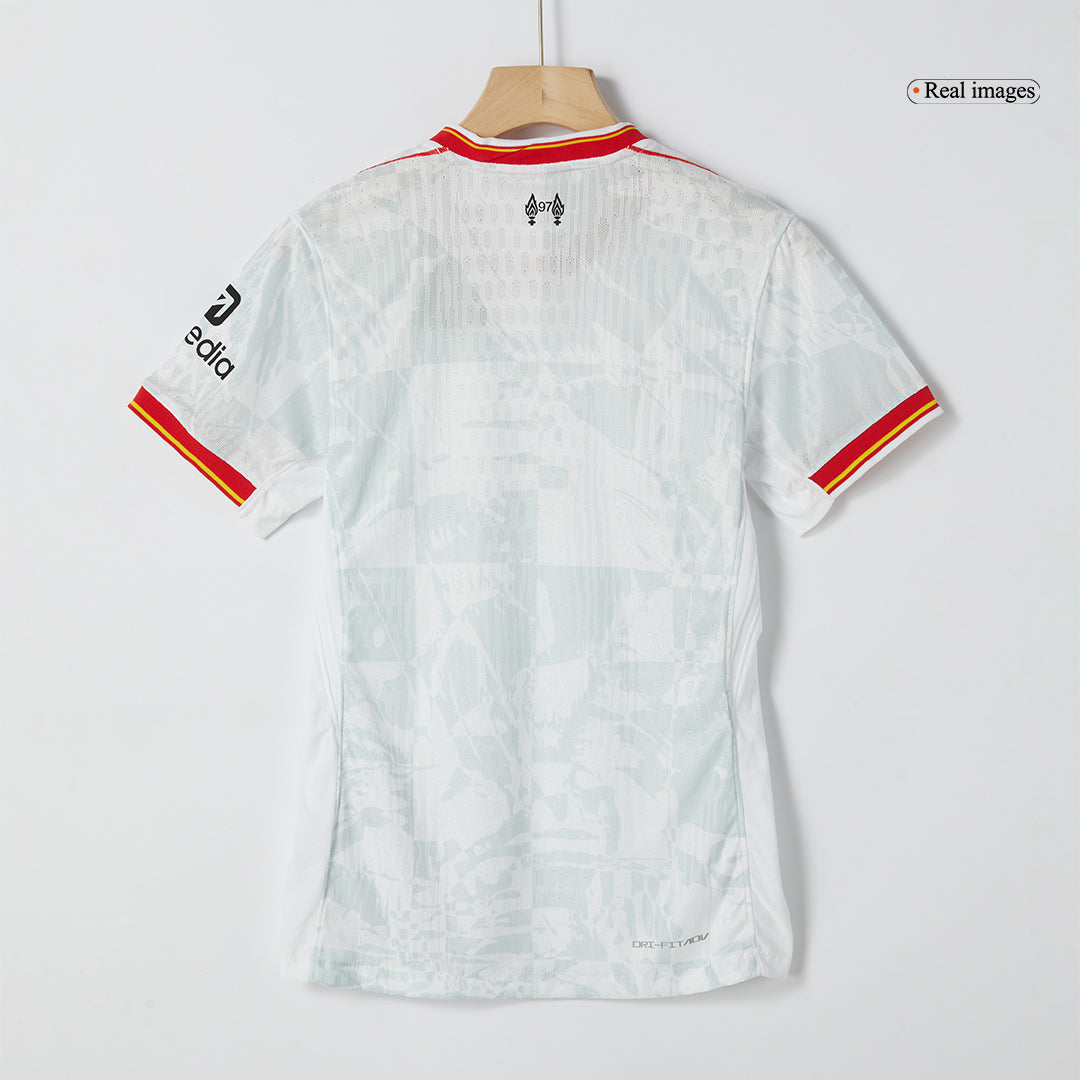 Αυθεντική ποδοσφαιρική φανέλα M.SALAH #11 Liverpool Third Away Shirt 2024/25