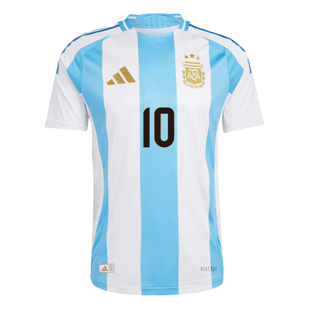 Αυθεντική φανέλα MESSI #10 Soccer Jersey Argentina Home 2024