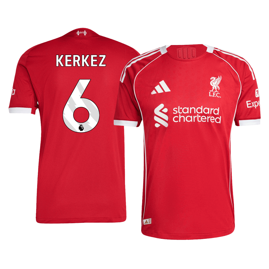 KERKEZ #6 Liverpool Αυθεντική Εντός Έδρας Φανέλα Ποδοσφαίρου 2025/26