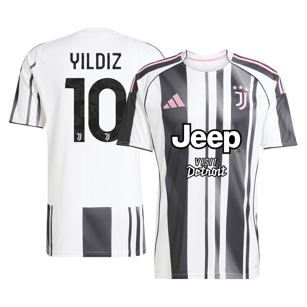 Μπανέλα ανδρών Juventus Jeep x Visit Detroit SponsorYILDIZ #10 εντός έδρας ποδοσφαίρου 2025/26