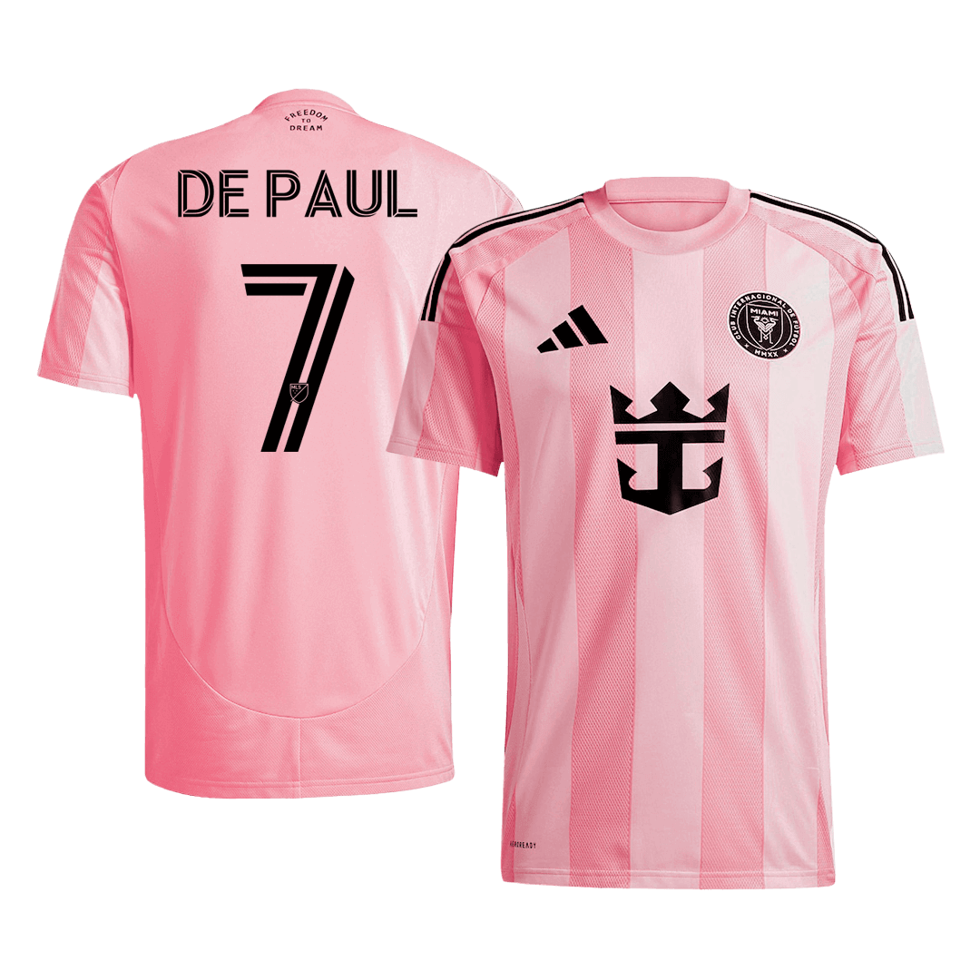 Inter Miami CF DE PAUL #7 Εντός Έδρας Φανέλα Ποδοσφαίρου 2025