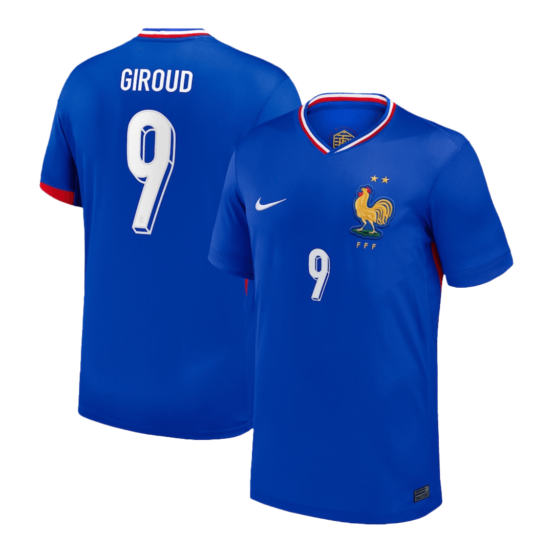 GIROUD #9 Εντός Έδρας Προσαρμοσμένη Φανέλα Ποδοσφαίρου Γαλλίας 2024