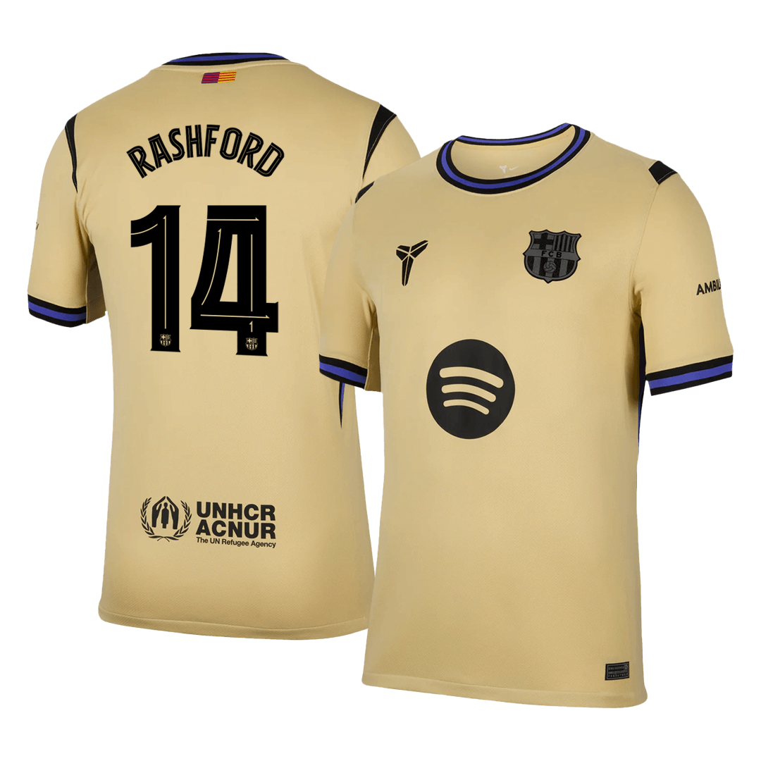 RASHFORD #14 Φανέλα Εκτός Έδρας Μπαρτσελόνα 2025/26 - UCL