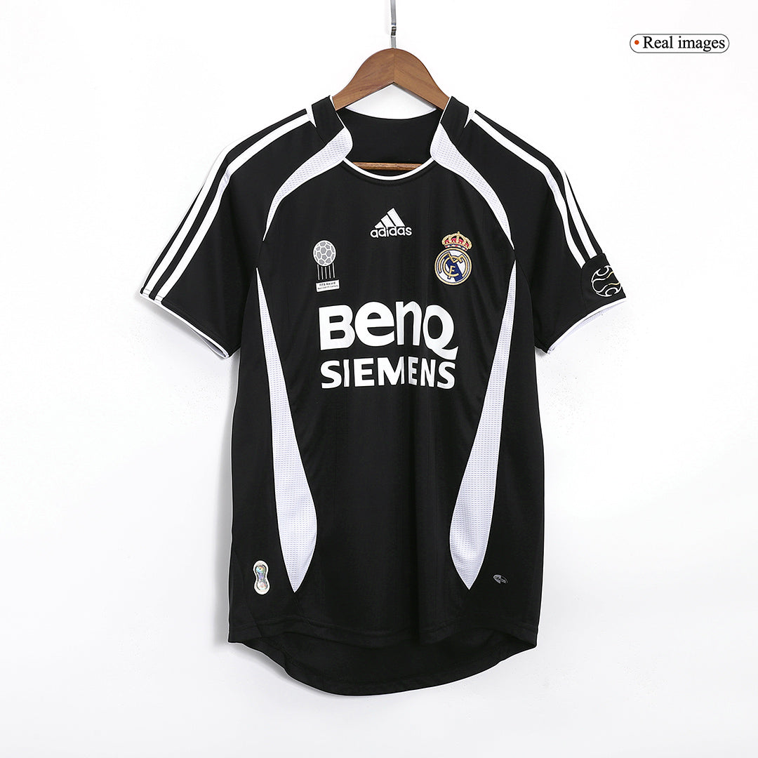 SERGIO RAMOS #4 Ρετρό φανέλα Ρεάλ Μαδρίτης Εκτός έδρας ποδοσφαιρική φανέλα 2006/07
