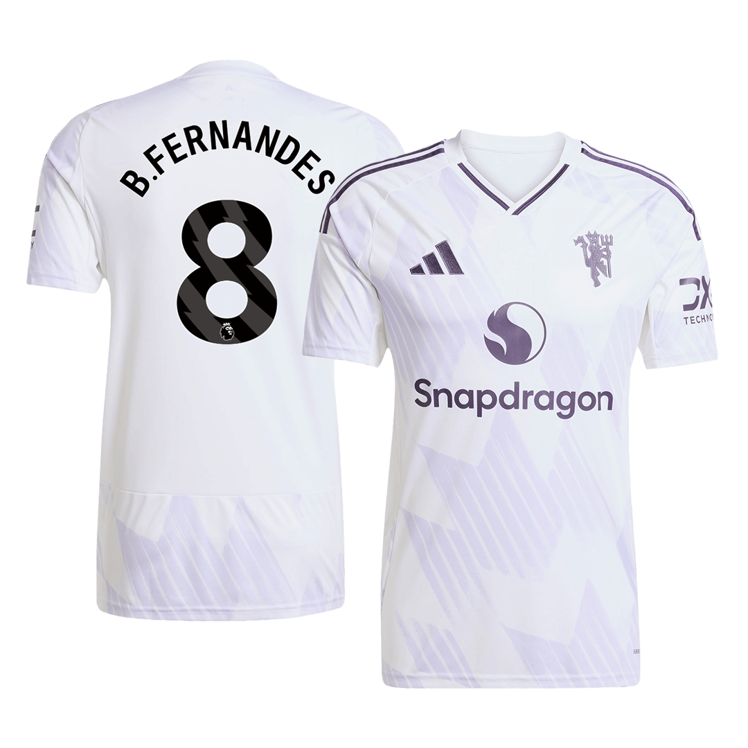 B.FERNANDES #8 Φανέλα ποδοσφαίρου Manchester United εκτός έδρας 2025/26