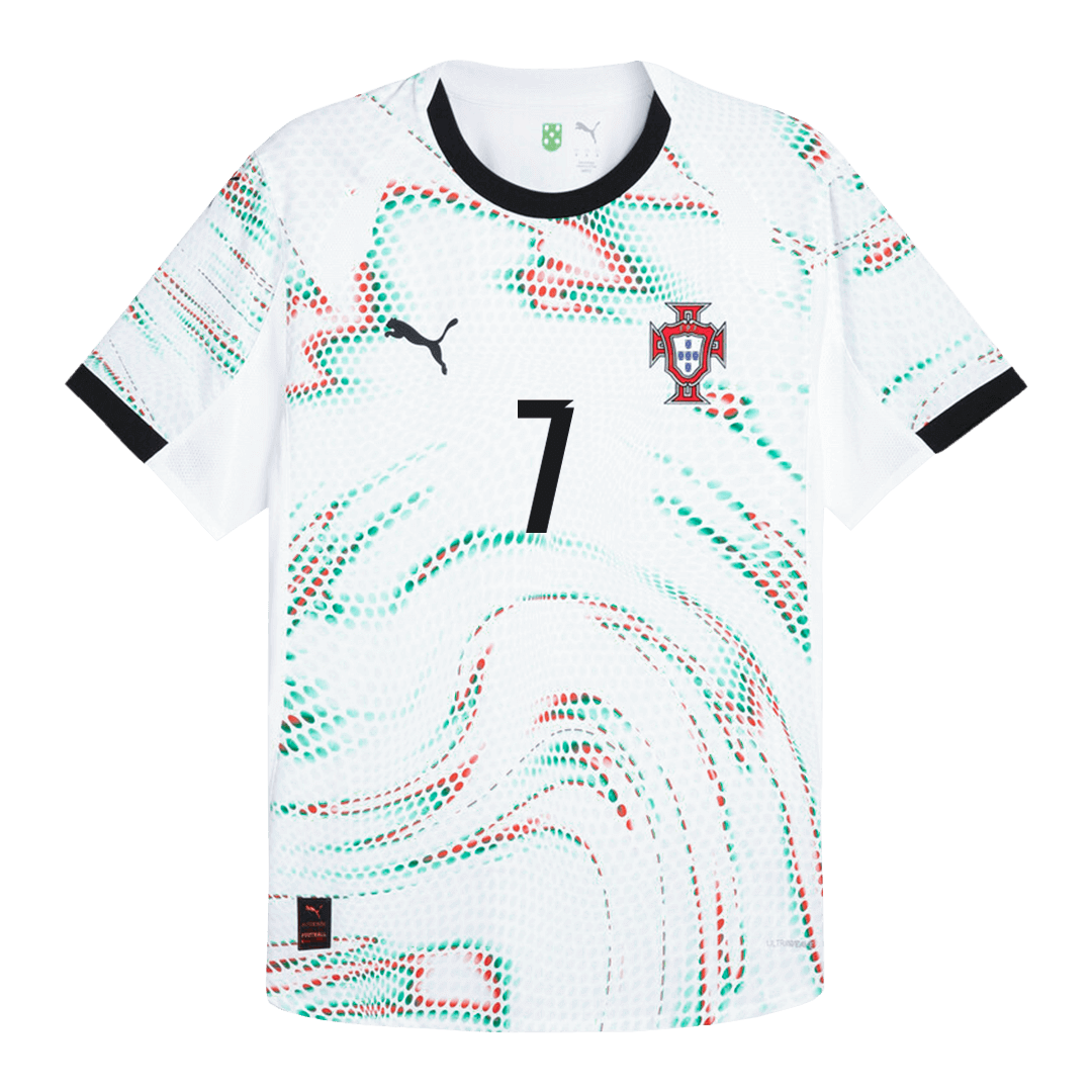 Αυθεντική φανέλα RONALDO #7 Soccer Jersey Portugal Away 2025