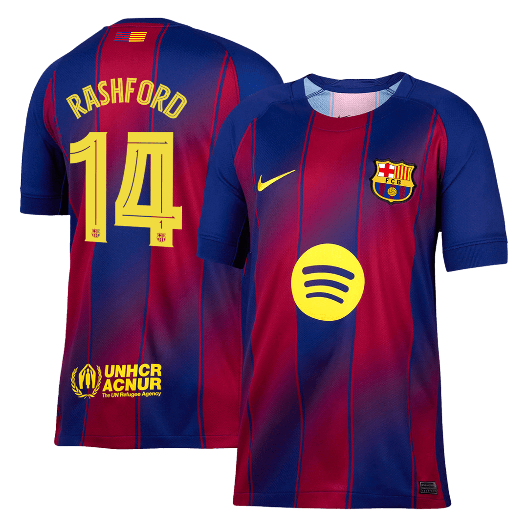 RASHFORD #14 Εντός έδρας ποδοσφαιρική φανέλα της Μπαρτσελόνα 2025/26 -UCL