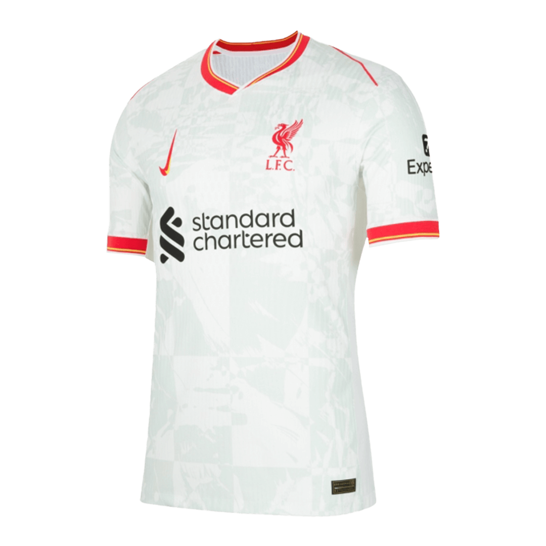 Αυθεντική ποδοσφαιρική φανέλα VIRGIL #4 Liverpool Third Away Shirt 2024/25