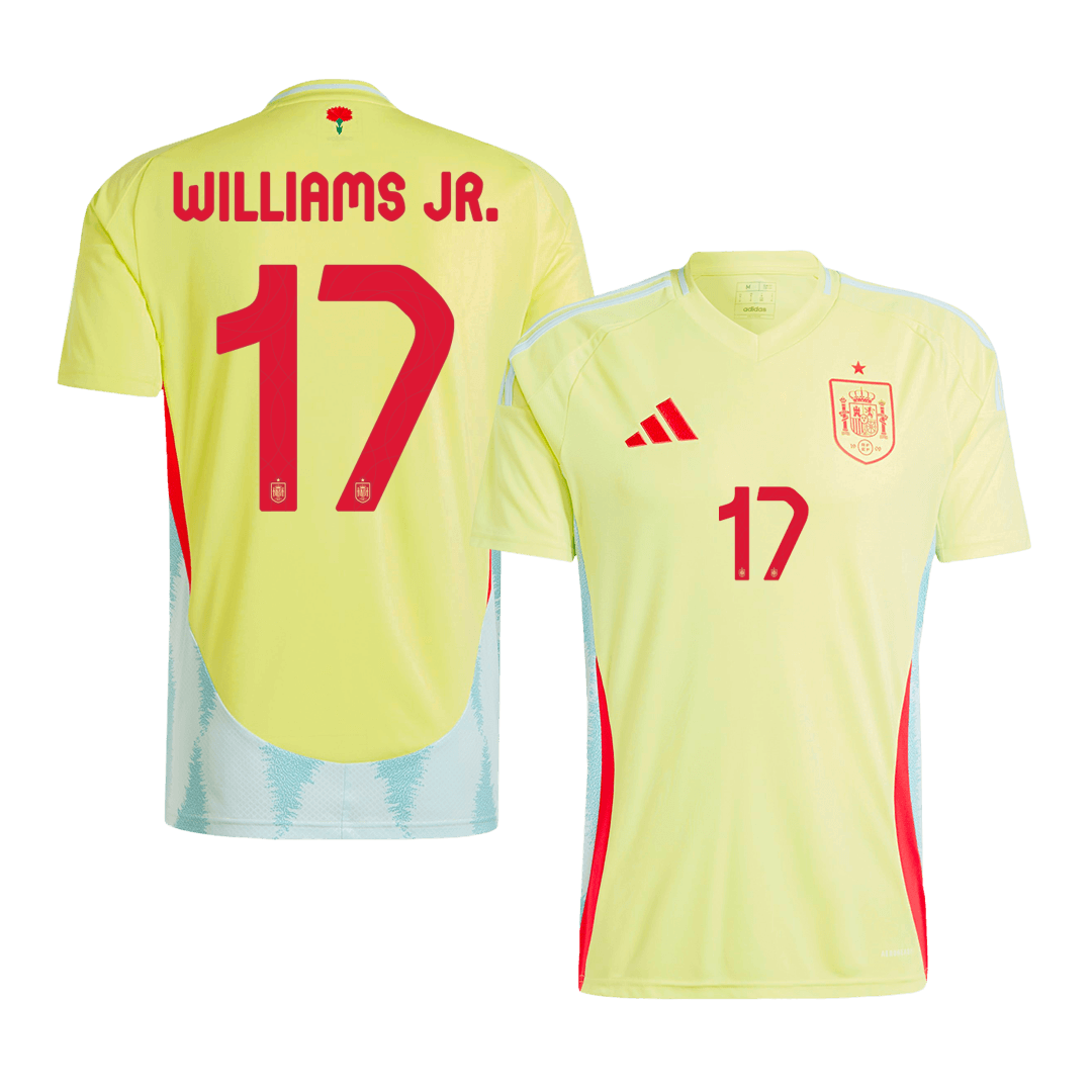 WILLIAMS JR. #17 Προσαρμοσμένη φανέλα Ισπανικής Ποδοσφαιρικής Τζέρσεϊ εκτός έδρας 2024