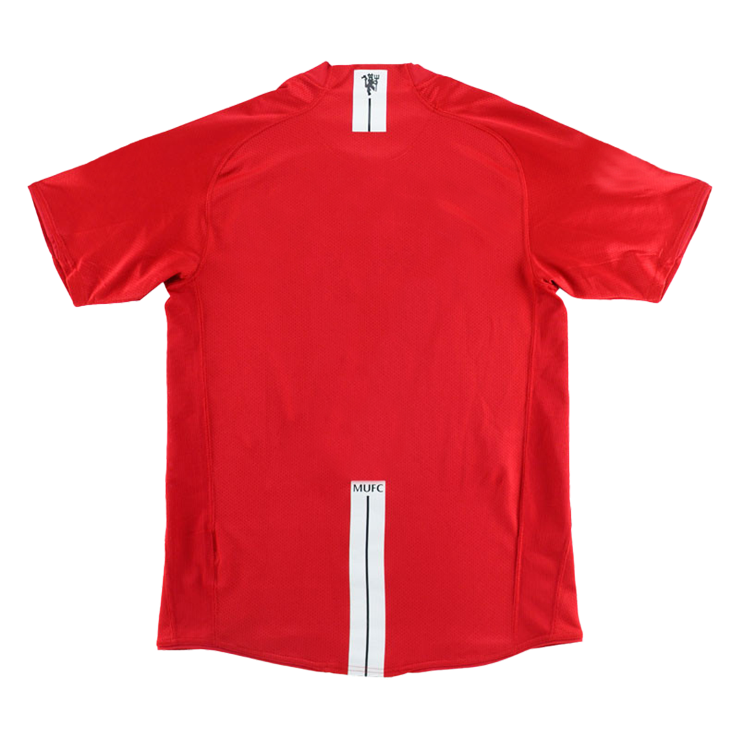 Μάντσεστερ Γιουνάιτεντ ρετρό μπλουζάκι ποδοσφαίρου 2007/08