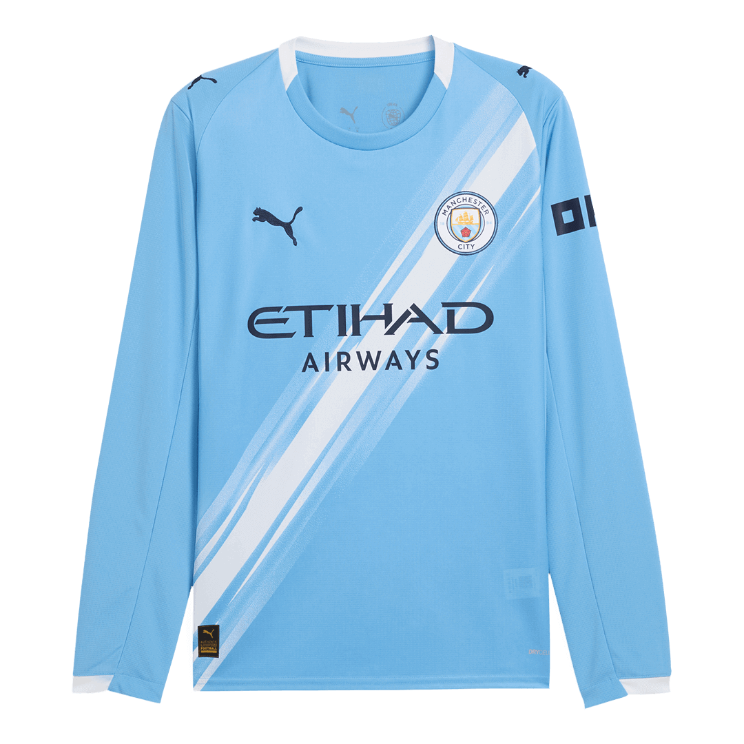 Φανέλα εντός έδρας με μακριά μανίκια Manchester City 2025/26