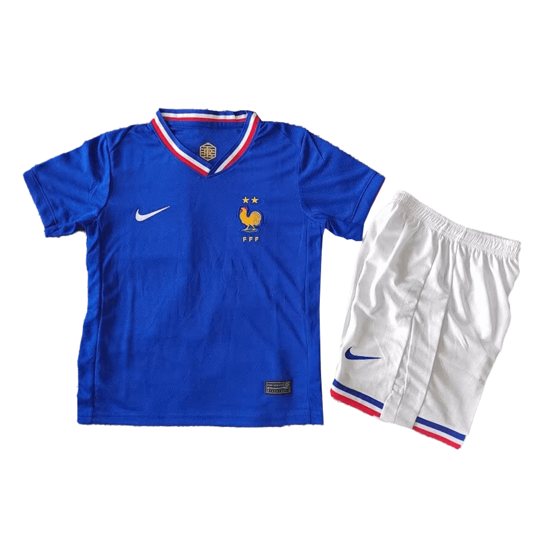 Kids France Custom Euro Home Full ποδοσφαιρικά κιτ 2024