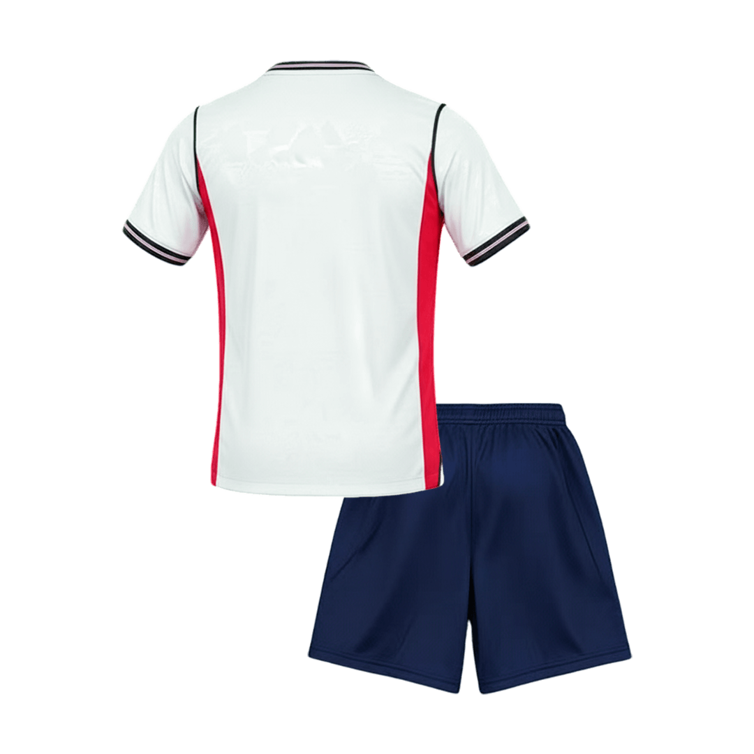 England Home World Cup Kids Soccer Jerseys Kit 2026