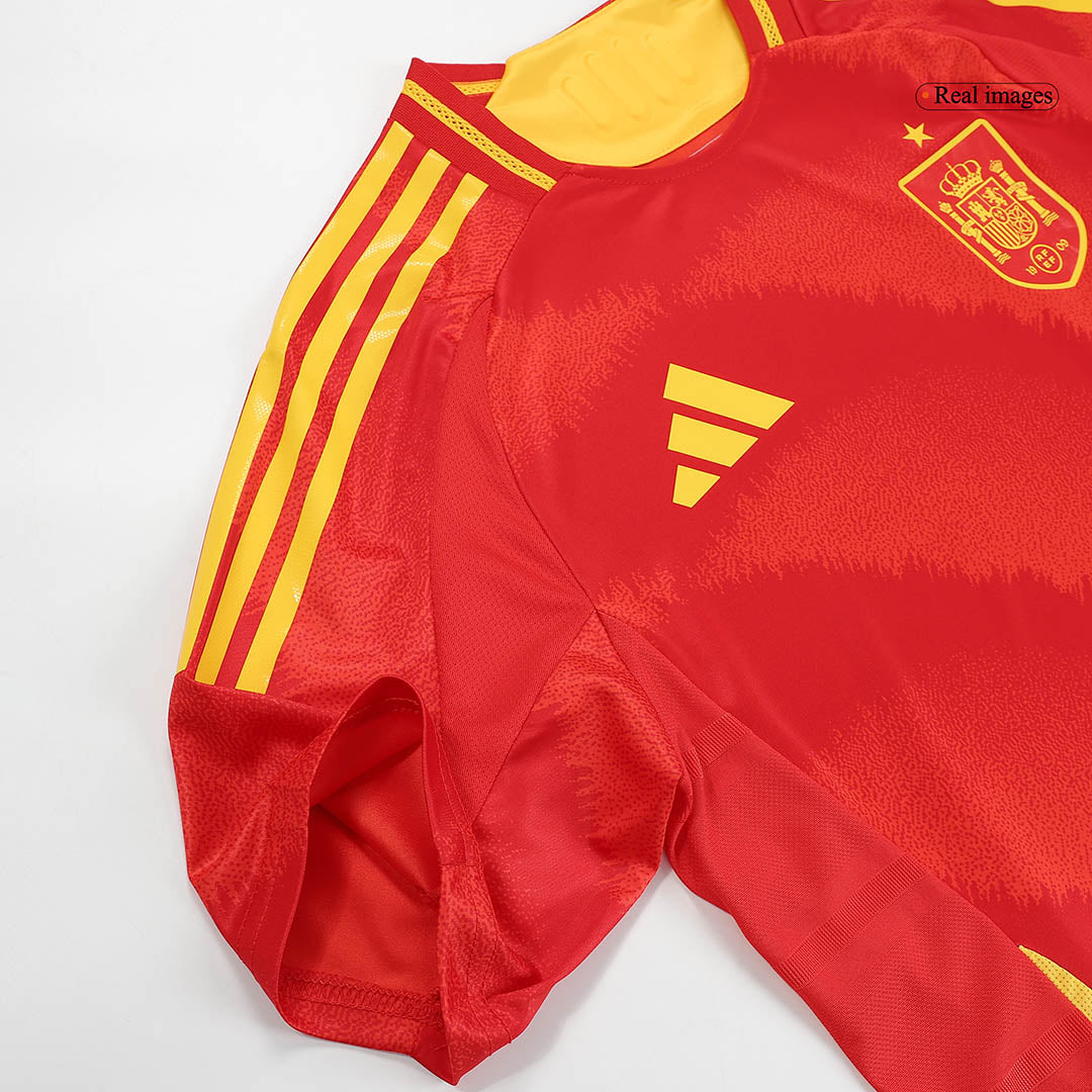 Αυθεντική φανέλα LAMINE YAMAL #19 Soccer Jersey Ισπανίας για το σπίτι 2024