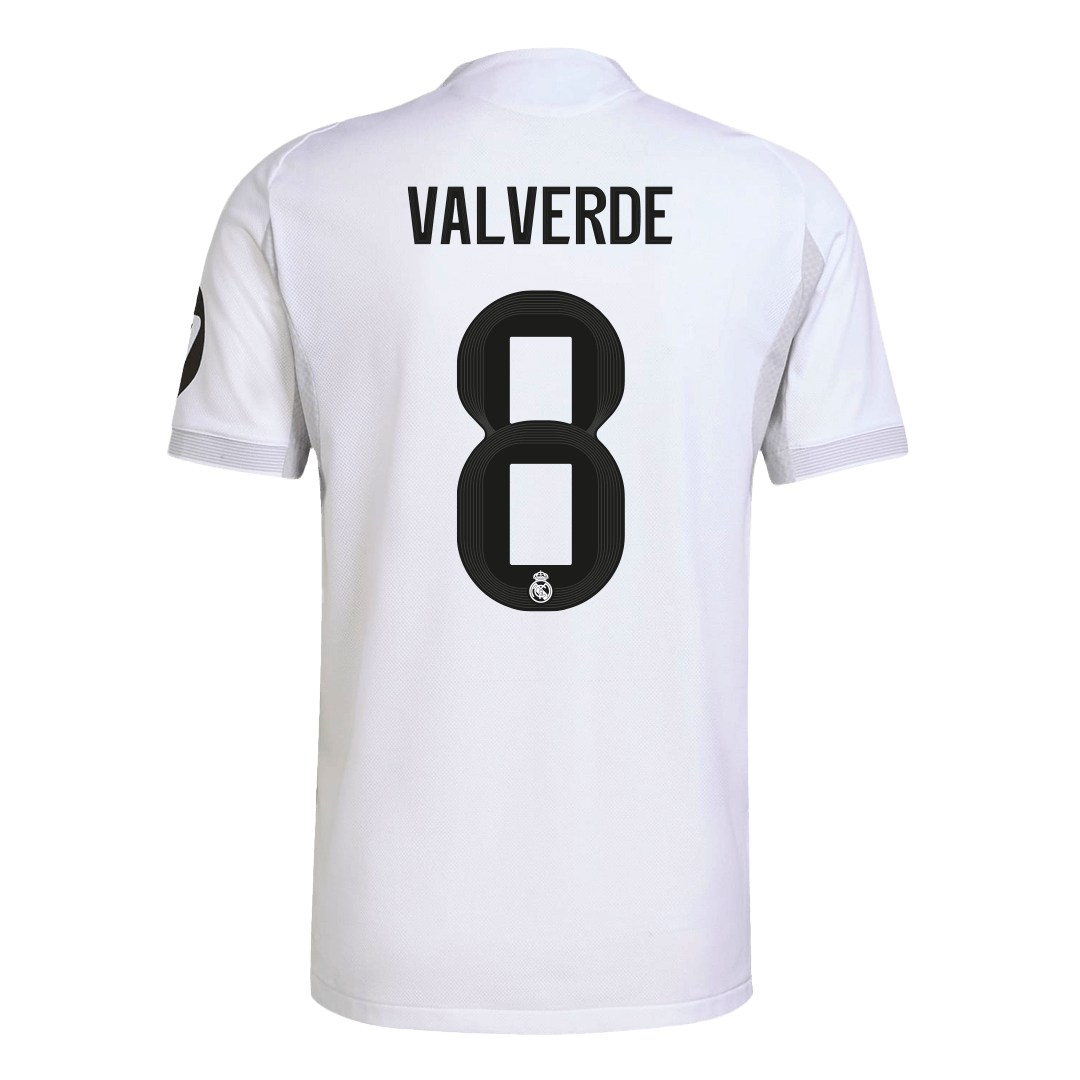 VALVERDE #8 Αυθεντική ποδοσφαιρική φανέλα Ρεάλ Μαδρίτης εντός έδρας 2025/26