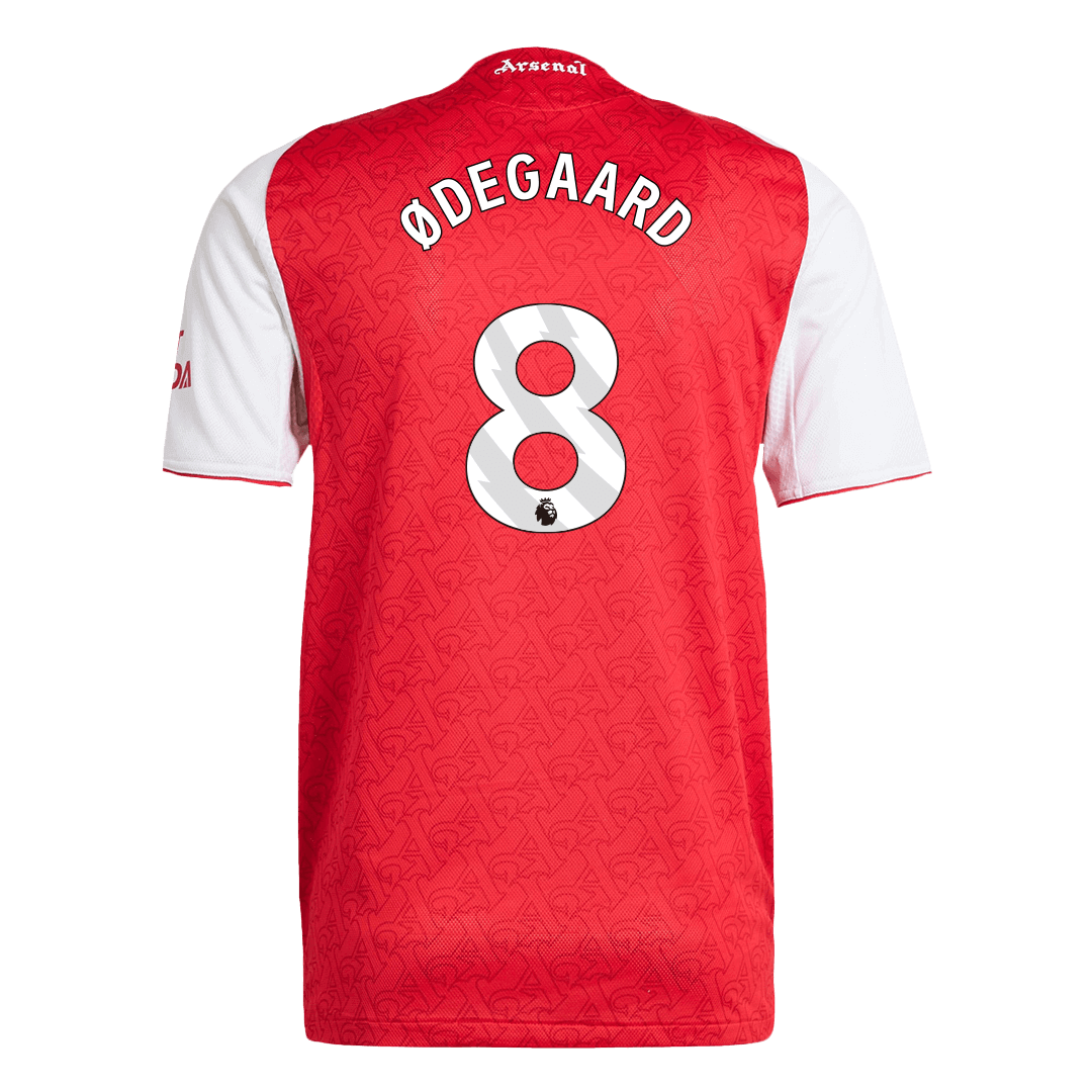ØDEGAARD #8 Αυθεντική φανέλα εντός έδρας ποδοσφαίρου Arsenal 2025/26 Κόκκινο