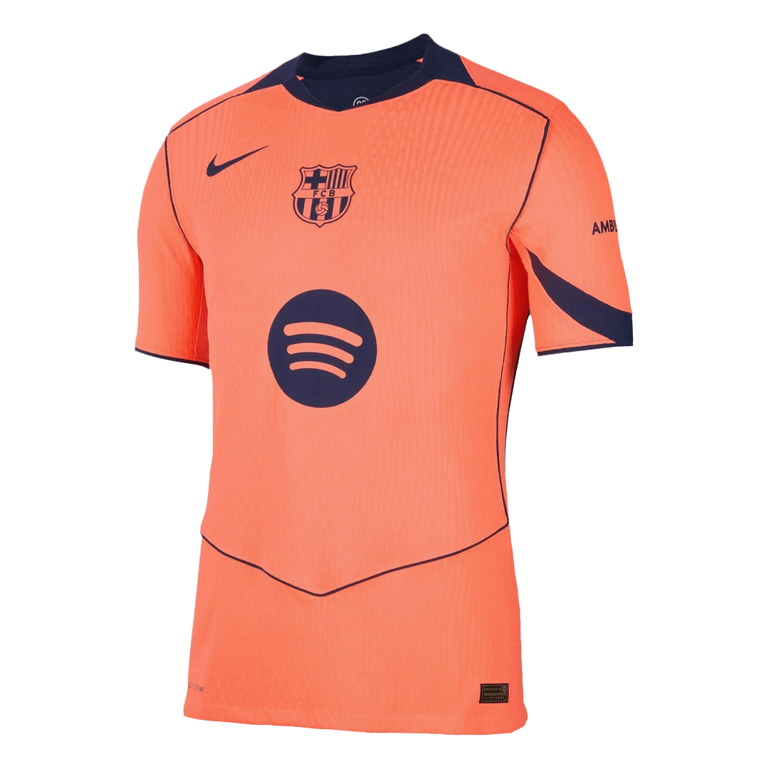 F.DE JONG #21 Barcelona Third Away Authentic Soccer Jersey 2025/26 - UCL