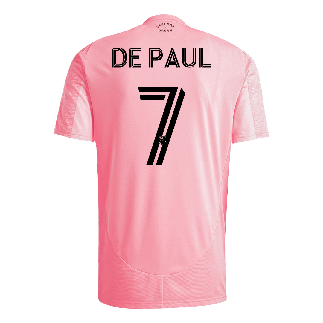 Inter Miami CF DE PAUL #7 Εντός Έδρας Φανέλα Ποδοσφαίρου 2025