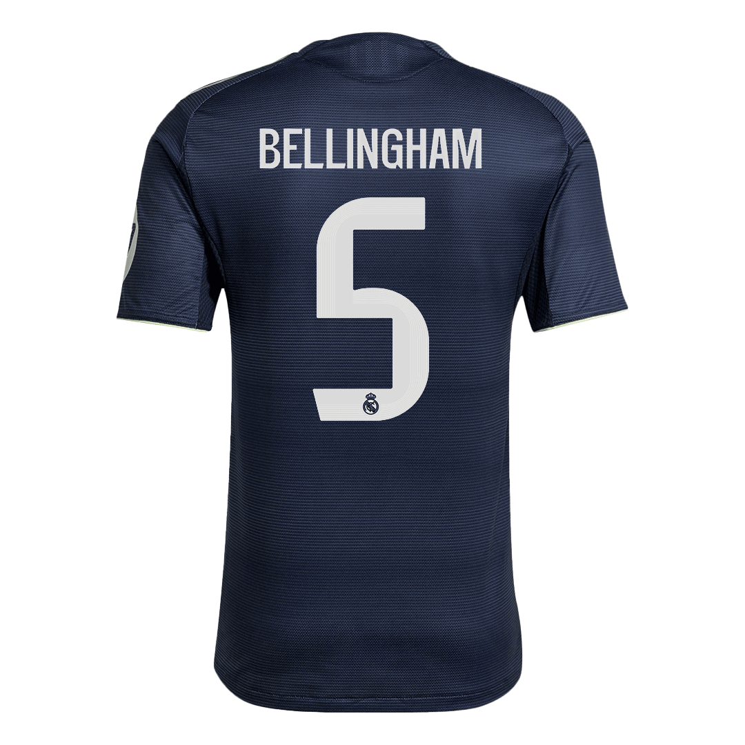 BELLINGHAM #5 Αυθεντική Φανέλα Ποδοσφαίρου Ρεάλ Μαδρίτης Εκτός έδρας 2025/26