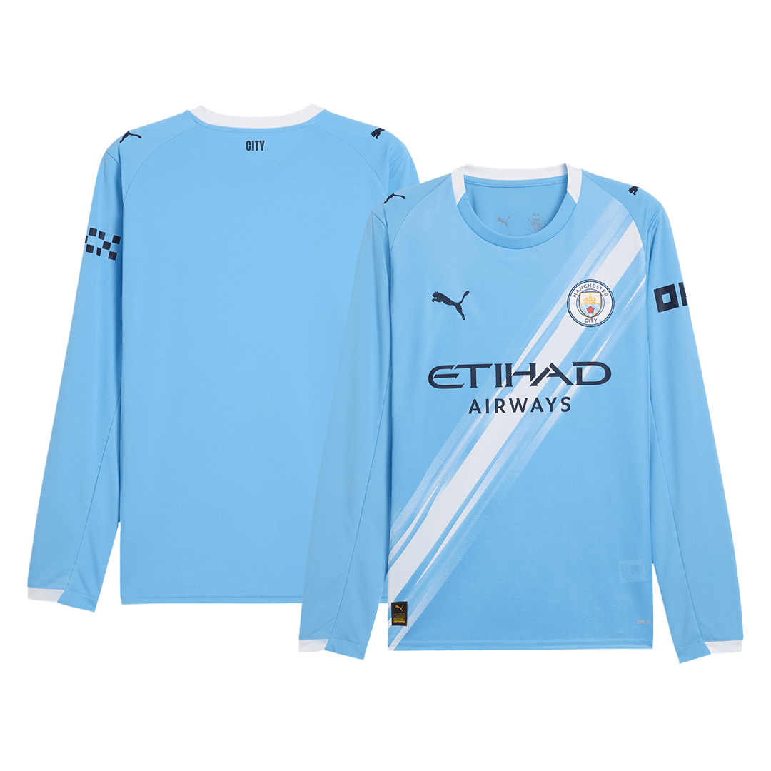 Φανέλα εντός έδρας με μακριά μανίκια Manchester City 2025/26