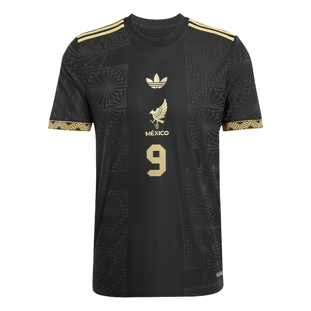 Authentic RAUL #9 Soccer Jersey Mexico Third Away Shirt 2025 Gold Cup