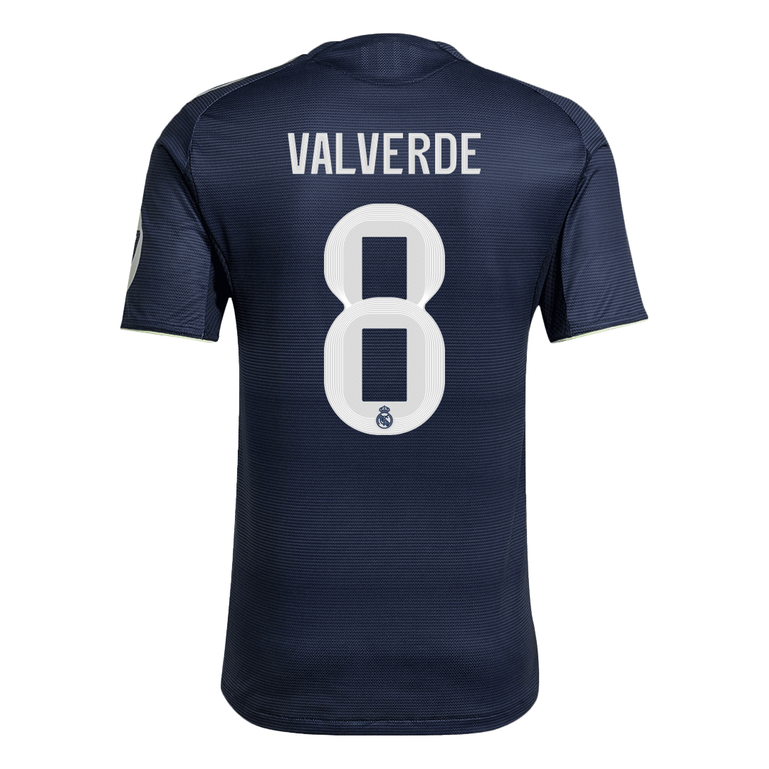 VALVERDE #8 Αυθεντική Φανέλα Ποδοσφαίρου Ρεάλ Μαδρίτης Εκτός έδρας 2025/26