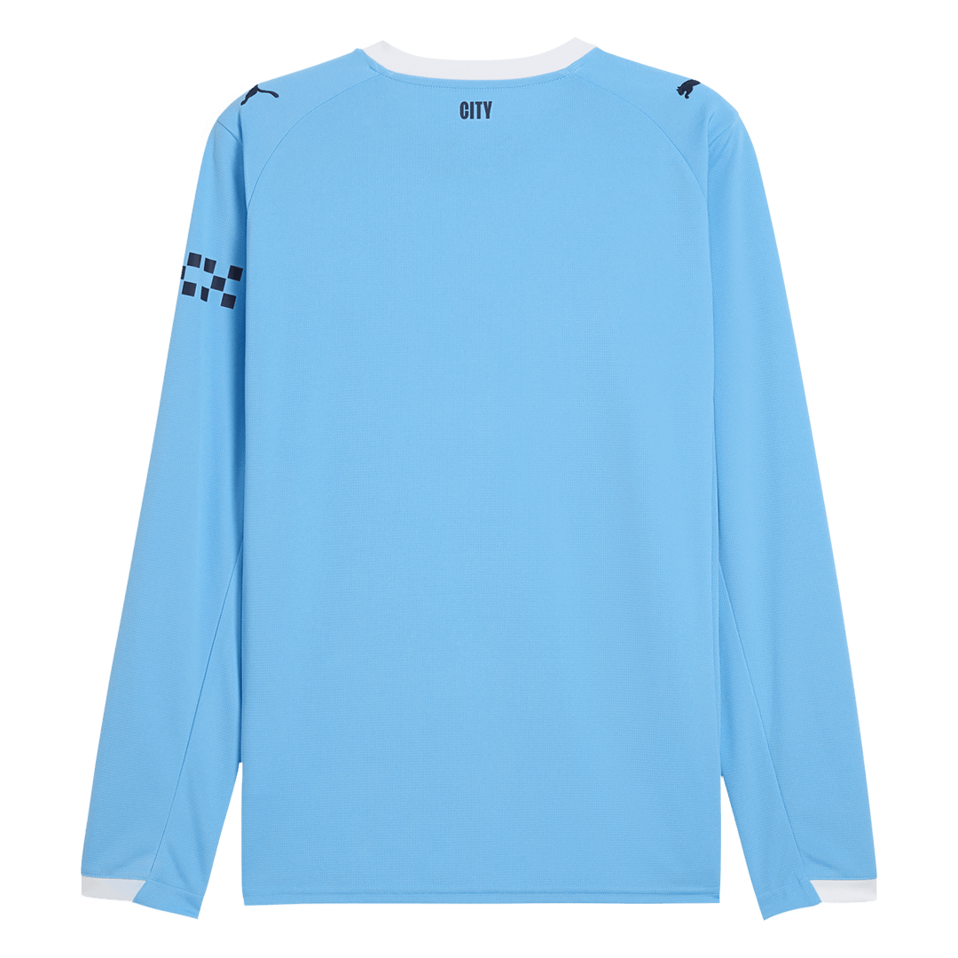 Manchester City Home Long Sleeve Jersey 2025/26
