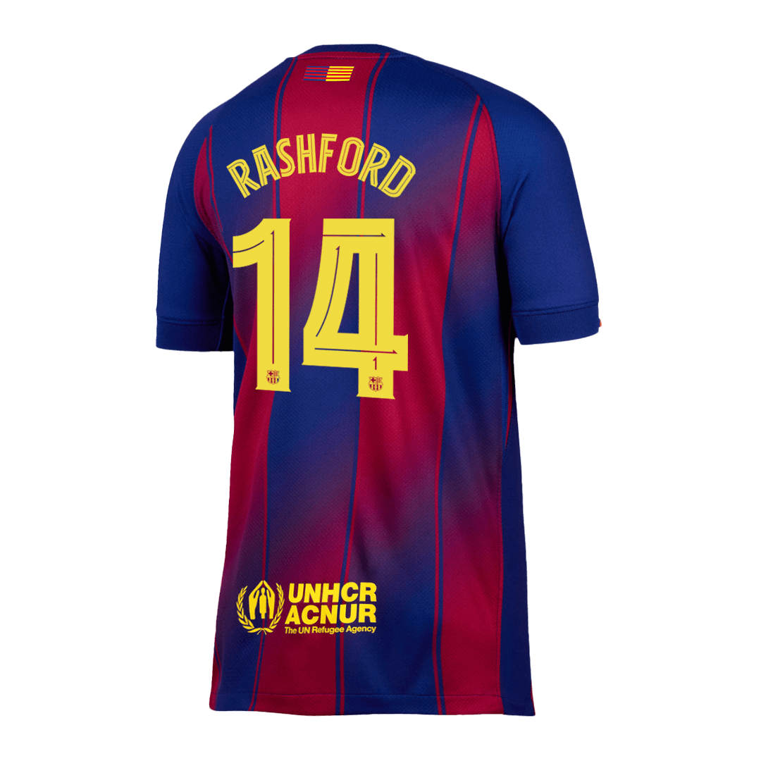 RASHFORD #14 Εντός έδρας ποδοσφαιρική φανέλα της Μπαρτσελόνα 2025/26 -UCL