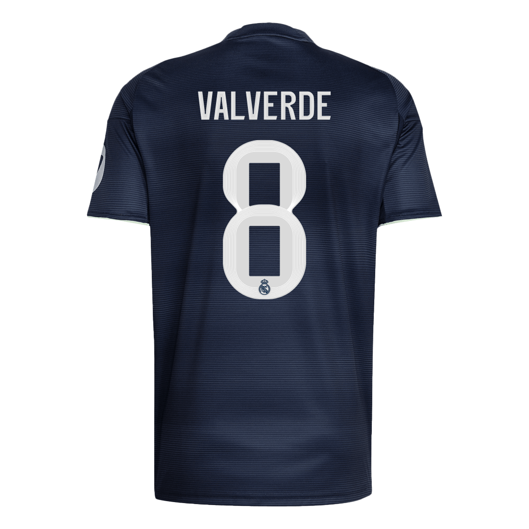 VALVERDE #8 Φανέλα ποδοσφαίρου Ρεάλ Μαδρίτης εκτός έδρας 2025/26