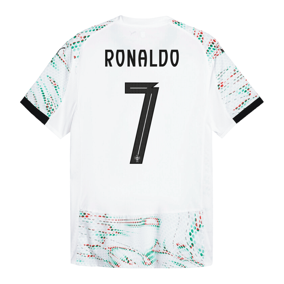Αυθεντική φανέλα RONALDO #7 Soccer Jersey Portugal Away 2025