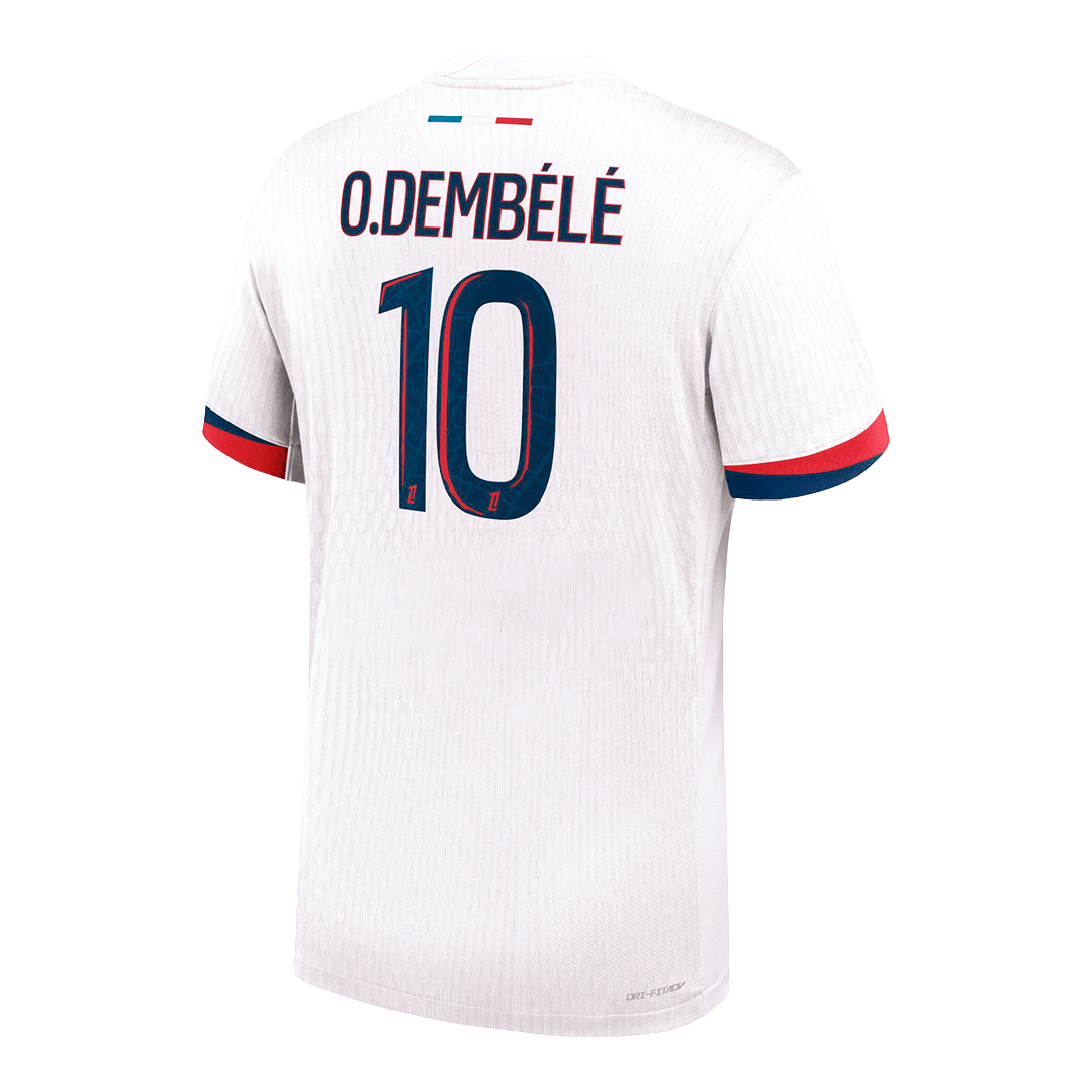 Αυθεντική ποδοσφαιρική φανέλα O.DEMBELE #10 της PSG εκτός έδρας 2024/25