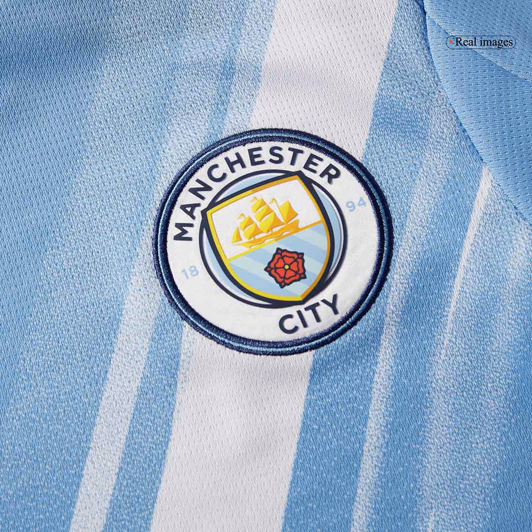 RODRIGO #16 Εντός έδρας ποδοσφαιρική φανέλα Manchester City 2025/26 Μπλε