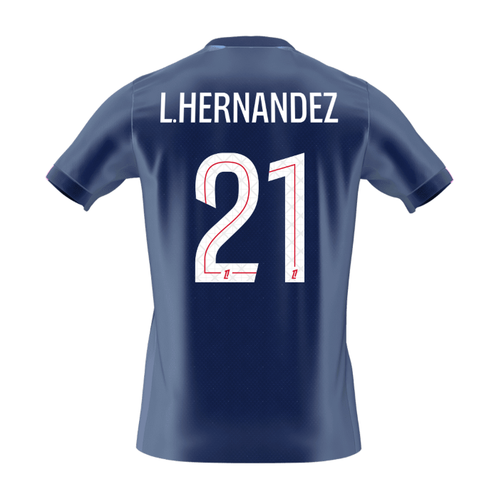 PSG φανέλα Εντός 2025/26 L.HERNANDEZ #21 - Premium