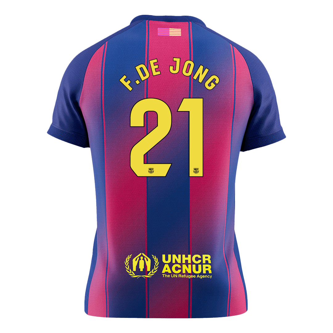 Μπαρτσελόνα φανέλα Εντός 2025/26 F.DE JONG #21 - Premium
