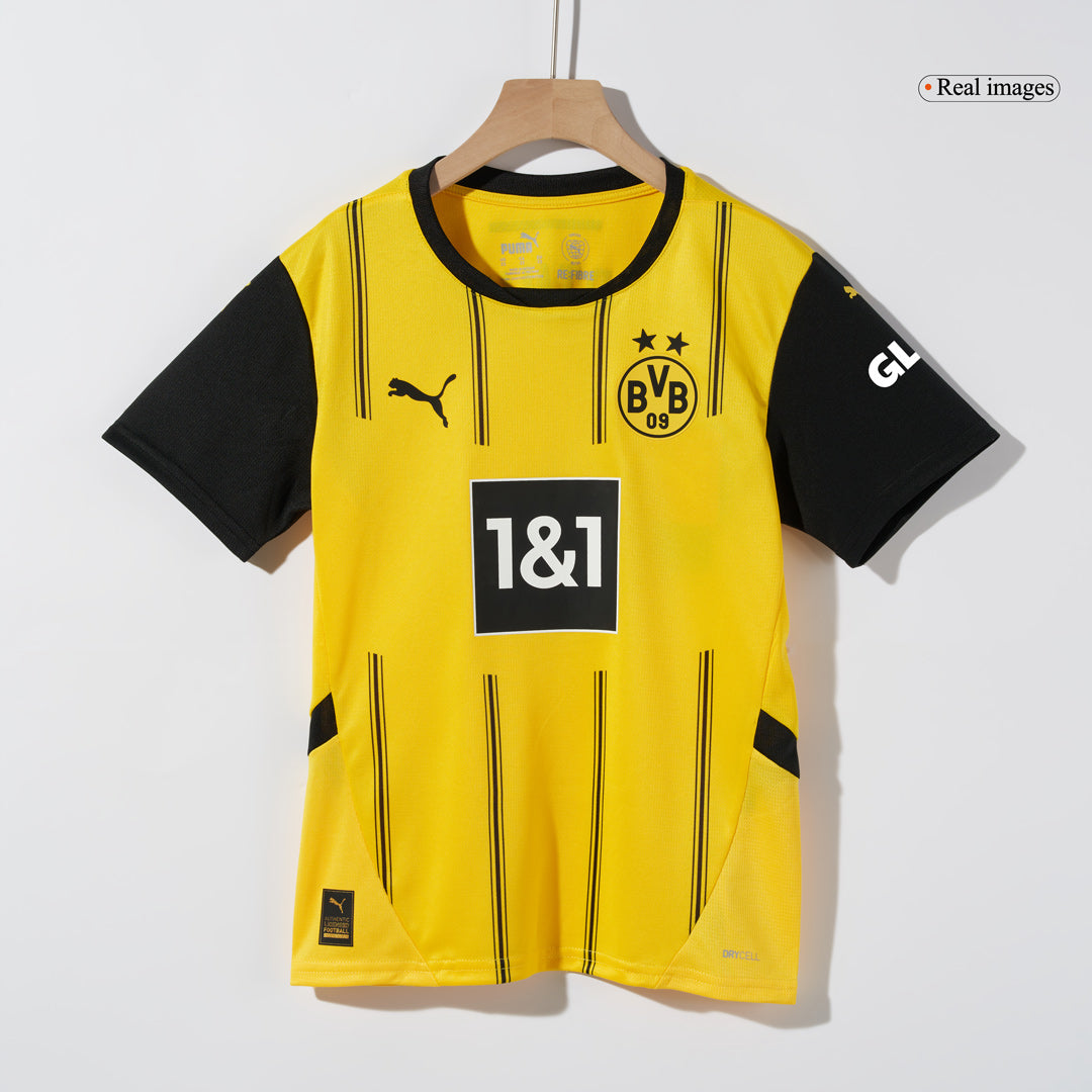 Παιδικές εμφανίσεις Borussia Dortmund Custom Home για το ποδόσφαιρο 2024/25