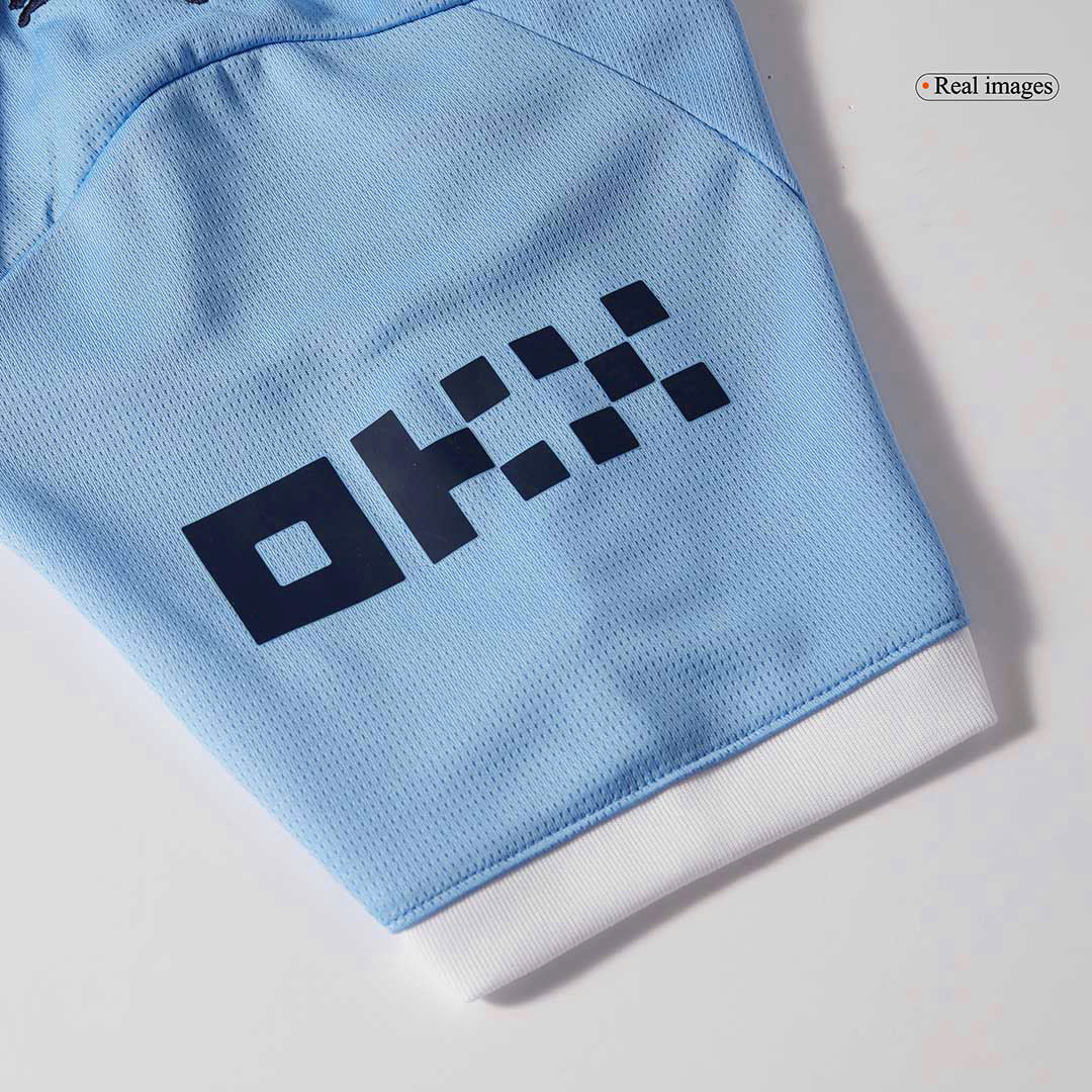 RODRIGO #16 Μάντσεστερ Σίτι Home Soccer Jersey 2025/26 Blue